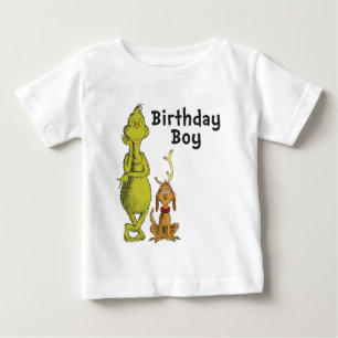 T-shirt Pour Bébé Dr. Seuss Grinch Anniversaire d'hiver
