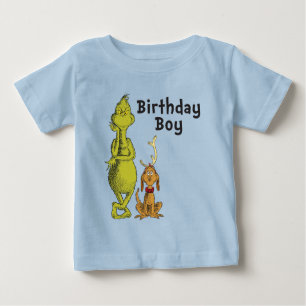 T-shirt Pour Bébé Dr Seuss   Grinch Winter Birday