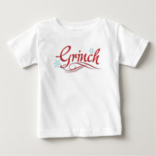 T-shirt Pour Bébé Dr Seuss   Le Grinch - Rouge et Bleu