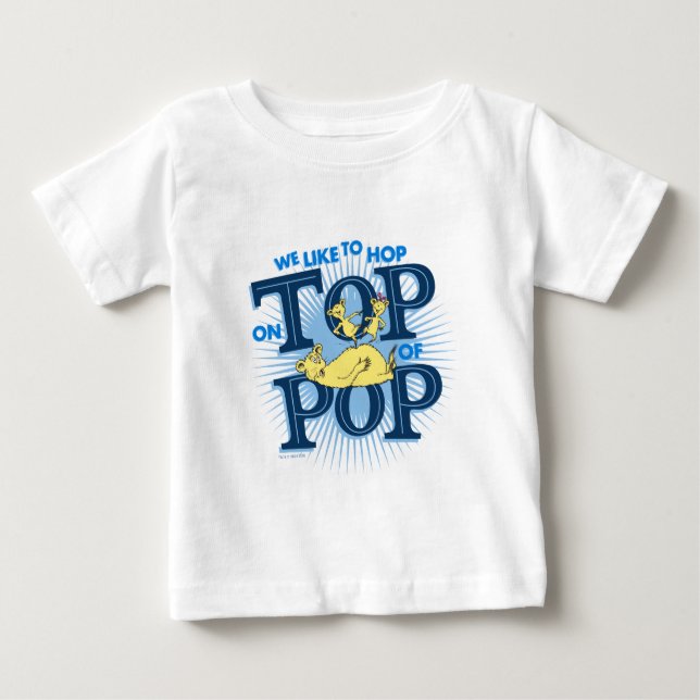 T-shirt Pour Bébé Dr. Seuss | Nous aimons sauter sur Pop (Devant)