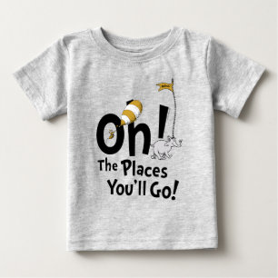 T-shirt Pour Bébé Dr. Seuss Oh, The Places You'll Go! Rétro