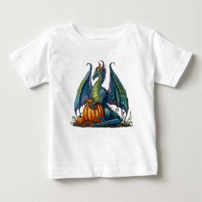T-shirt Pour Bébé Dragon (Devant)