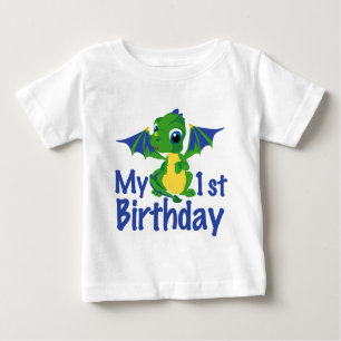 T-shirt Pour Bébé Dragon 1er anniversaire