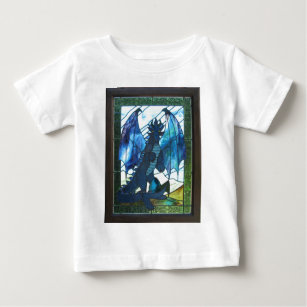T-shirt Pour Bébé Dragon bleu