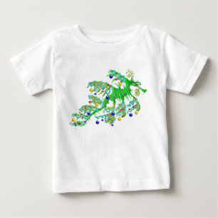T-shirt Pour Bébé Dragon de fête de mer