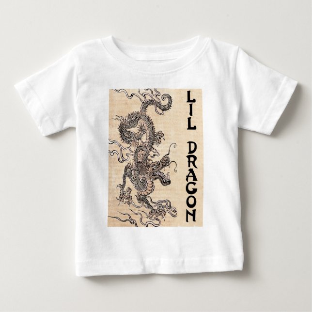 T-shirt Pour Bébé Dragon de Lil (Devant)