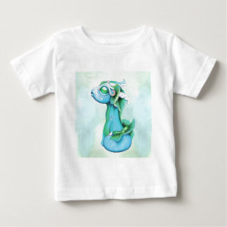 T-shirt Pour Bébé Dragon d'eau décousu