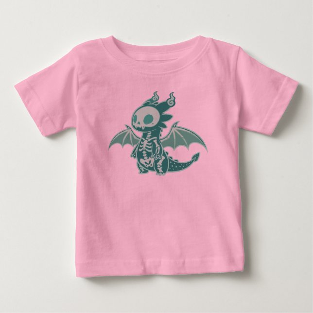 T-shirt Pour Bébé Dragon Fantôme (Devant)