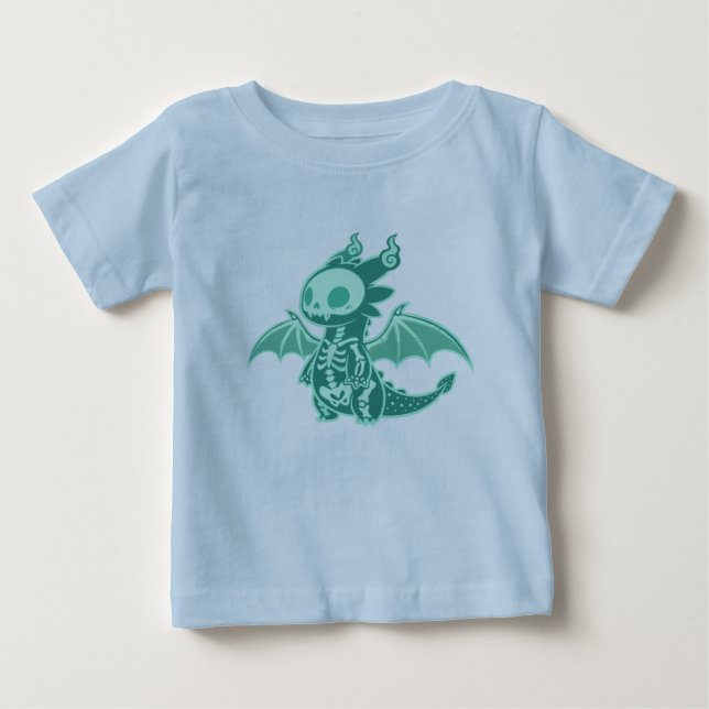 T-shirt Pour Bébé Dragon Fantôme (Devant)