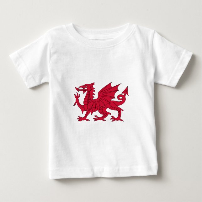 T-shirt Pour Bébé Dragon gallois (Devant)