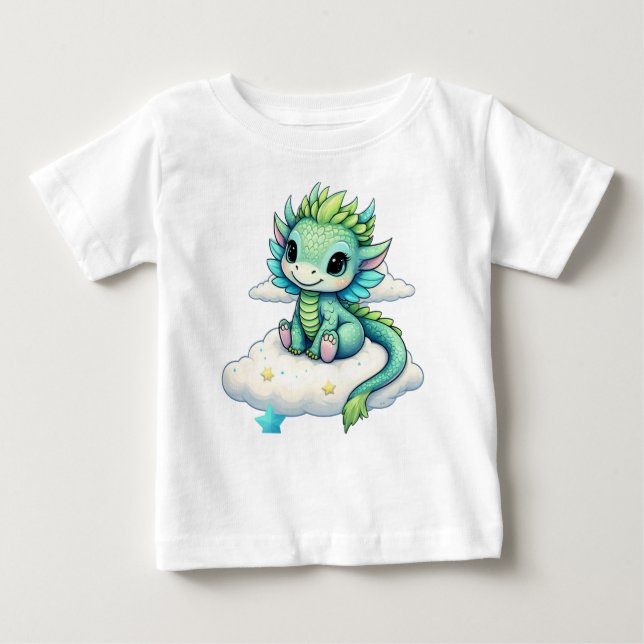 T-shirt Pour Bébé Dragon mignon (Devant)