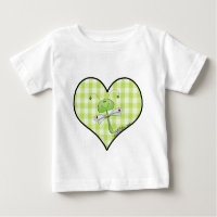 Dragon Voler dans en vichy coeur vert