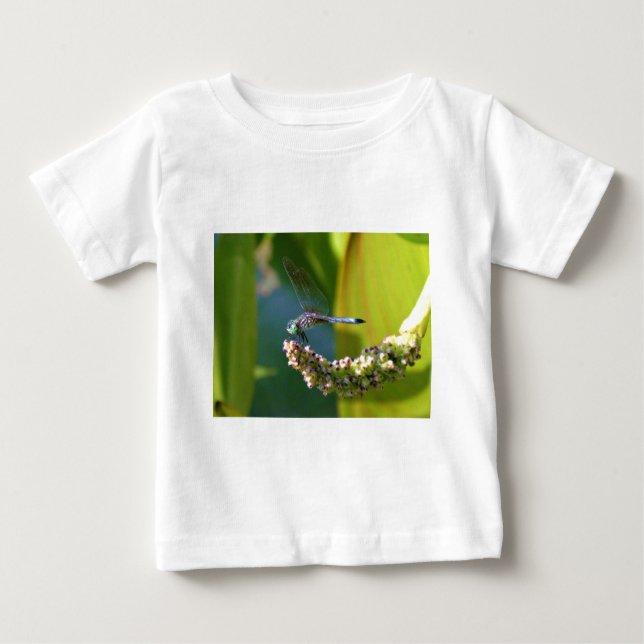 T-shirt Pour Bébé Dragonfly aux yeux turquoises (Devant)