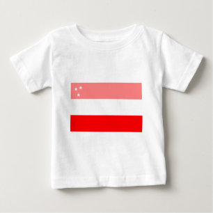 T-shirt Pour Bébé Drapeau assyrien historique (avant WWI)