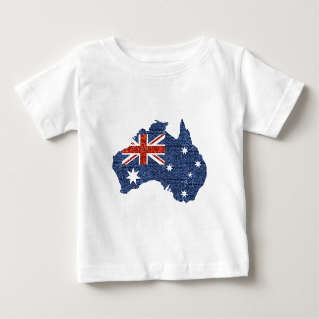 T-shirt Pour Bébé drapeau australien (Devant)