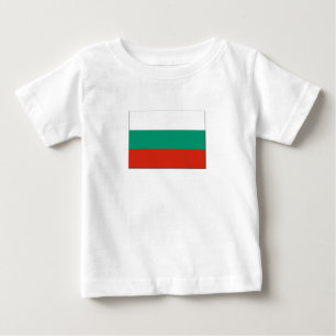 T-shirt Pour Bébé Drapeau Bulgare Patriotique
