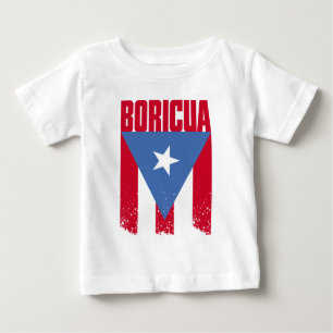 T-shirt Pour Bébé Drapeau de Boricua