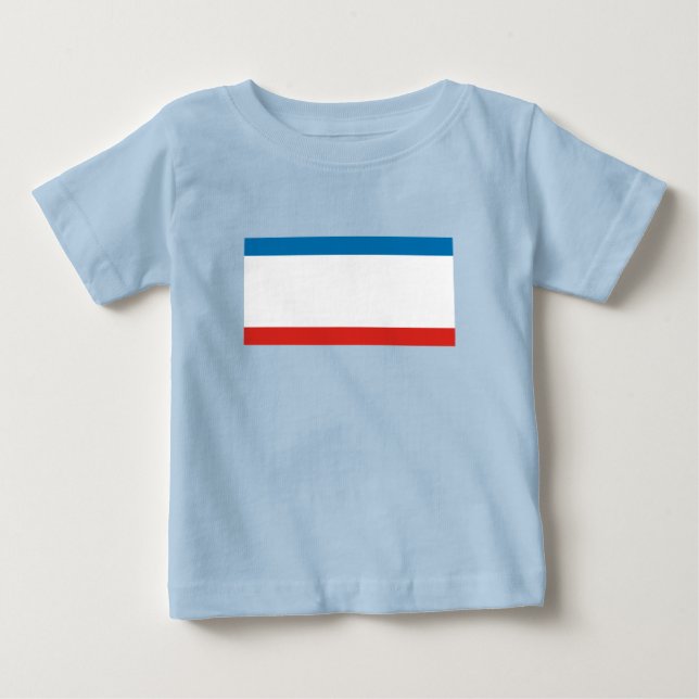 T-shirt Pour Bébé Drapeau de Crimée (Devant)