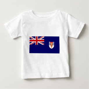 T-shirt Pour Bébé Drapeau de gouvernement du Territo antarctique