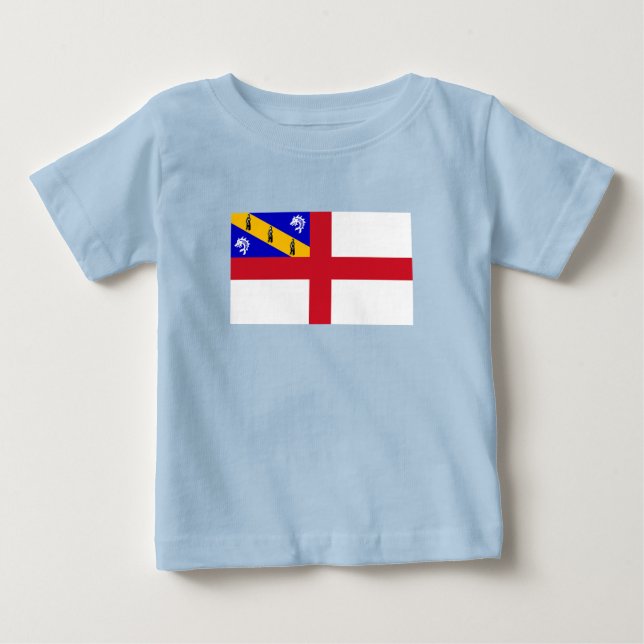 T-shirt Pour Bébé Drapeau de Herm (Devant)