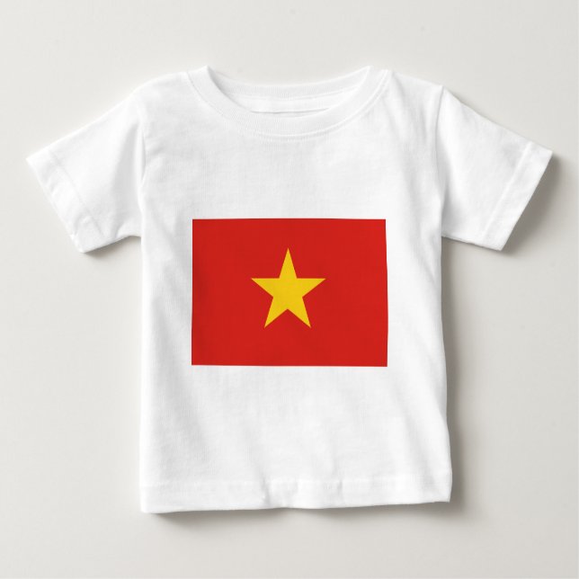 T-shirt Pour Bébé Drapeau de kỳ Việt Nam du Vietnam - de Quốc (Devant)