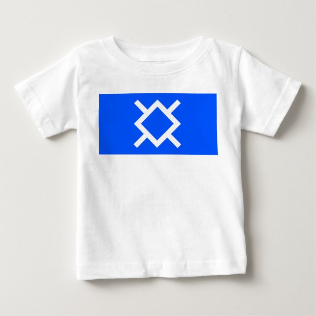 T-shirt Pour Bébé Drapeau de la Cheyenne du Nord (Devant)