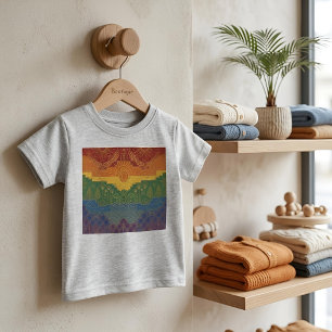 T-shirt Pour Bébé Drapeau de la fierté Art Déco   Vintage années 192