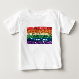T-shirt Pour Bébé drapeau de la fierté séquentielle