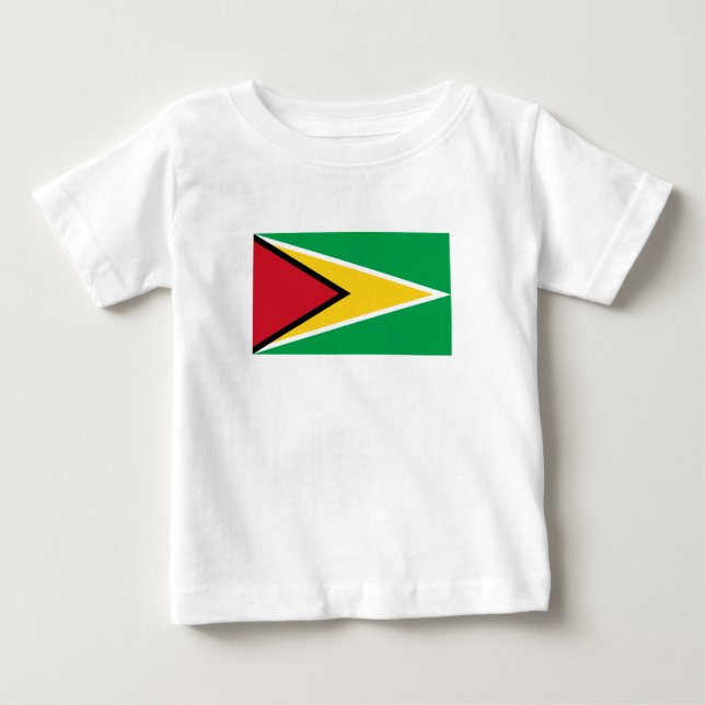 T-shirt Pour Bébé Drapeau de la Guyane (Devant)