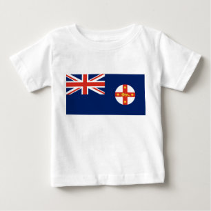 T-shirt Pour Bébé Drapeau de la Nouvelle-Galles du Sud (État austral