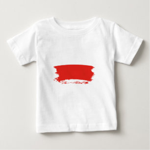 T-shirt Pour Bébé Drapeau de la Pologne