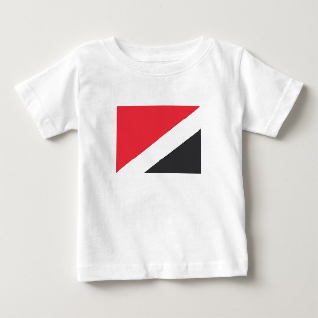 T-shirt Pour Bébé Drapeau de la Principauté de Sealand (Devant)