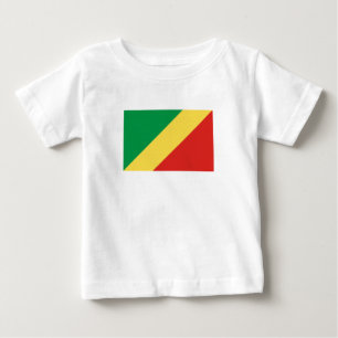 T-shirt Pour Bébé Drapeau de la République du Congo