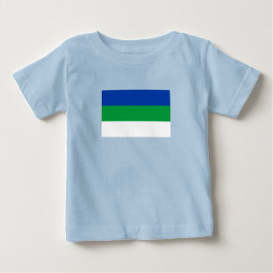 T-shirt Pour Bébé Drapeau de la République Komi