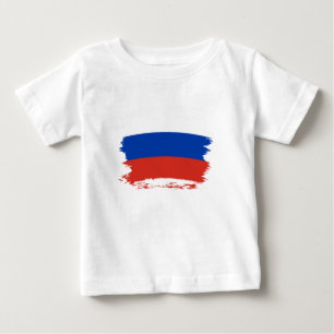 T-shirt Pour Bébé Drapeau de la Russie