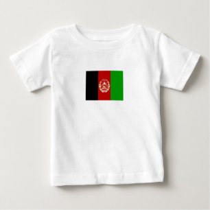 T-shirt Pour Bébé Drapeau de l'Afghanistan patriotique