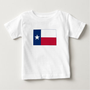 T-shirt Pour Bébé Drapeau de l'État du Texas