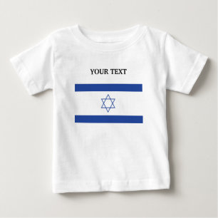 T-shirt Pour Bébé Drapeau de l'Israël