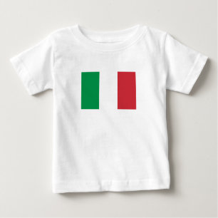 T-shirt Pour Bébé Drapeau de l'Italie
