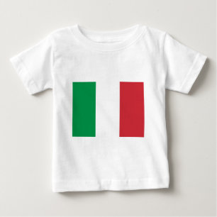 T-shirt Pour Bébé Drapeau de l'Italie