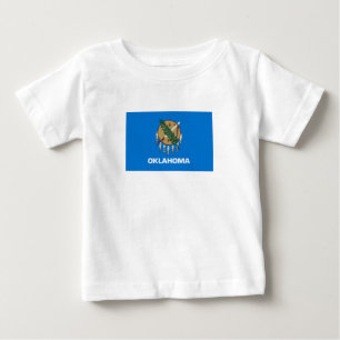 T-shirt Pour Bébé Drapeau de l'Oklahoma