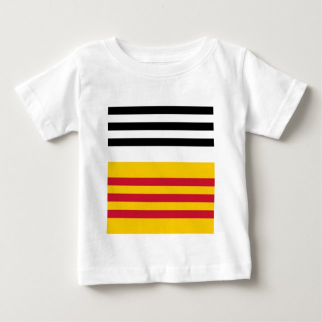 T-shirt Pour Bébé Drapeau de Loon op Zand (Devant)