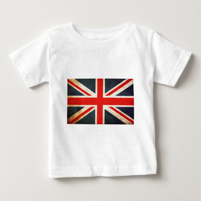 T-shirt Pour Bébé Drapeau de l'Union britannique (Devant)