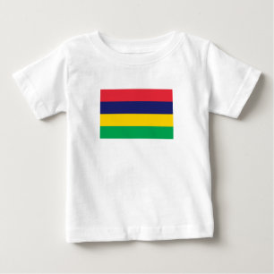 T-shirt Pour Bébé Drapeau de Maurice