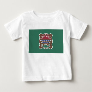 T-shirt Pour Bébé Drapeau de Missisquoi Western Abenaki