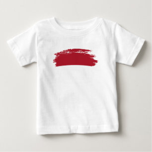 T-shirt Pour Bébé Drapeau de Monaco