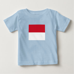 T-shirt Pour Bébé Drapeau de Monaco