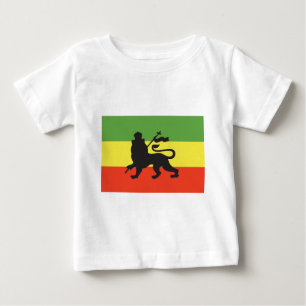 T-shirt Pour Bébé Drapeau de Rastafarian
