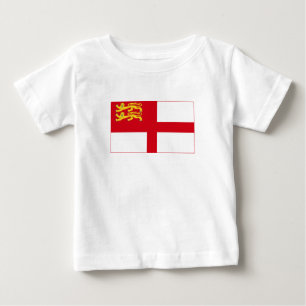 T-shirt Pour Bébé Drapeau de Sercq