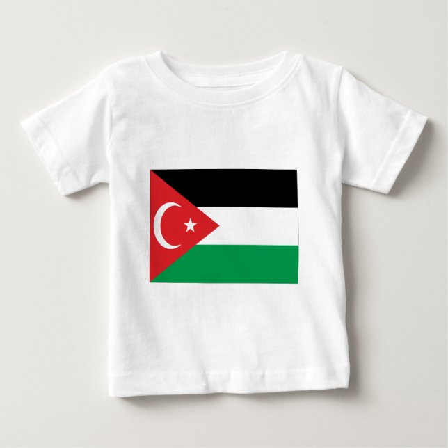 T-shirt Pour Bébé Drapeau de solidarité de Gaza Turquie (Devant)